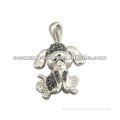 Fashion silver jewelry dog pendant